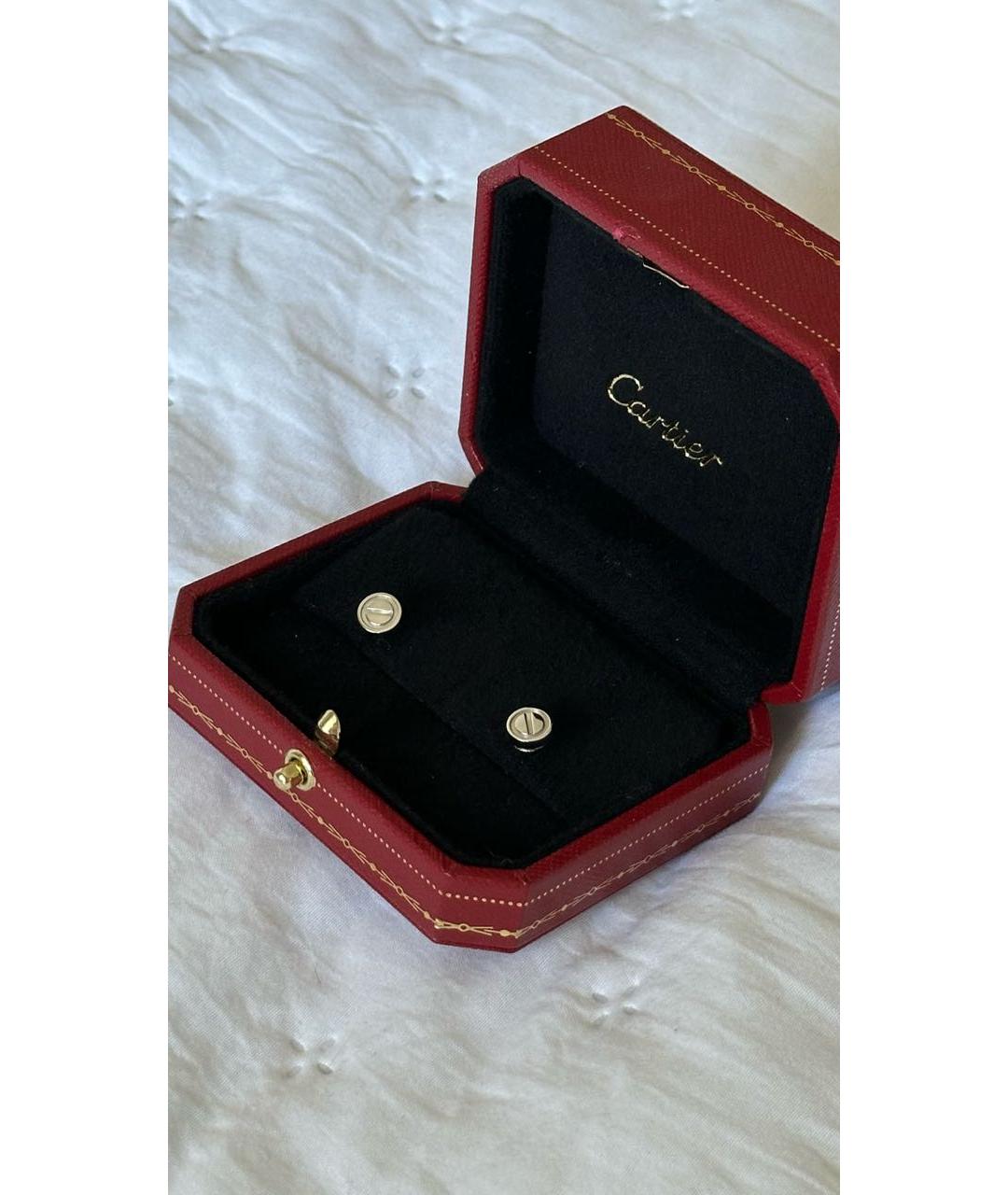 CARTIER Серебряные серьги из белого золота, фото 2