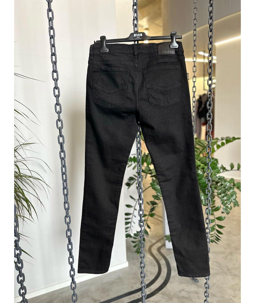 ZADIG & VOLTAIRE Черные хлопко-эластановые джинсы слим, фото 2