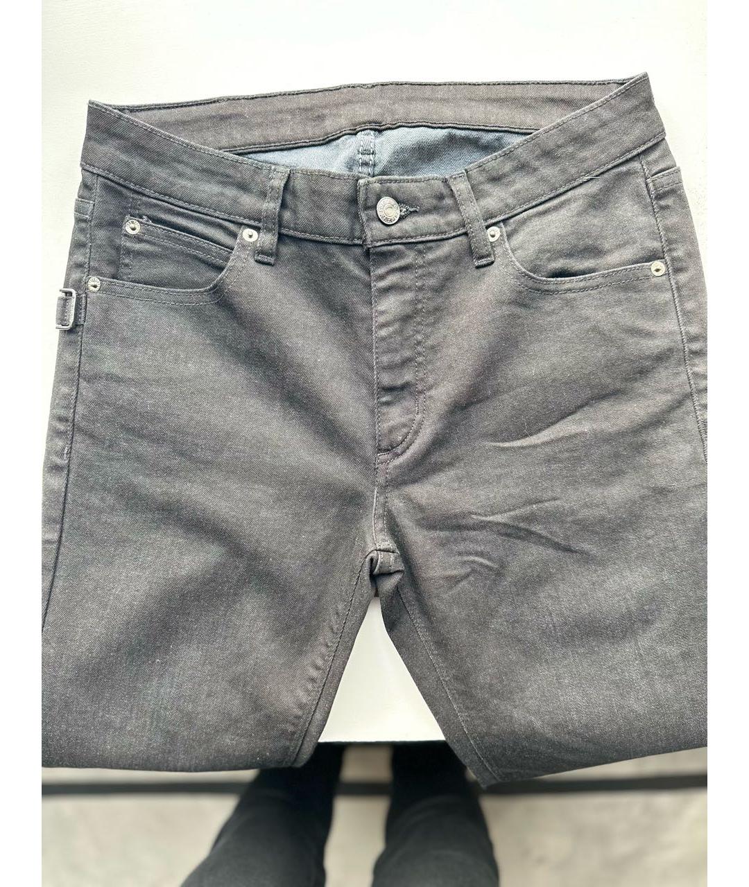 ZADIG & VOLTAIRE Черные хлопко-эластановые джинсы слим, фото 3