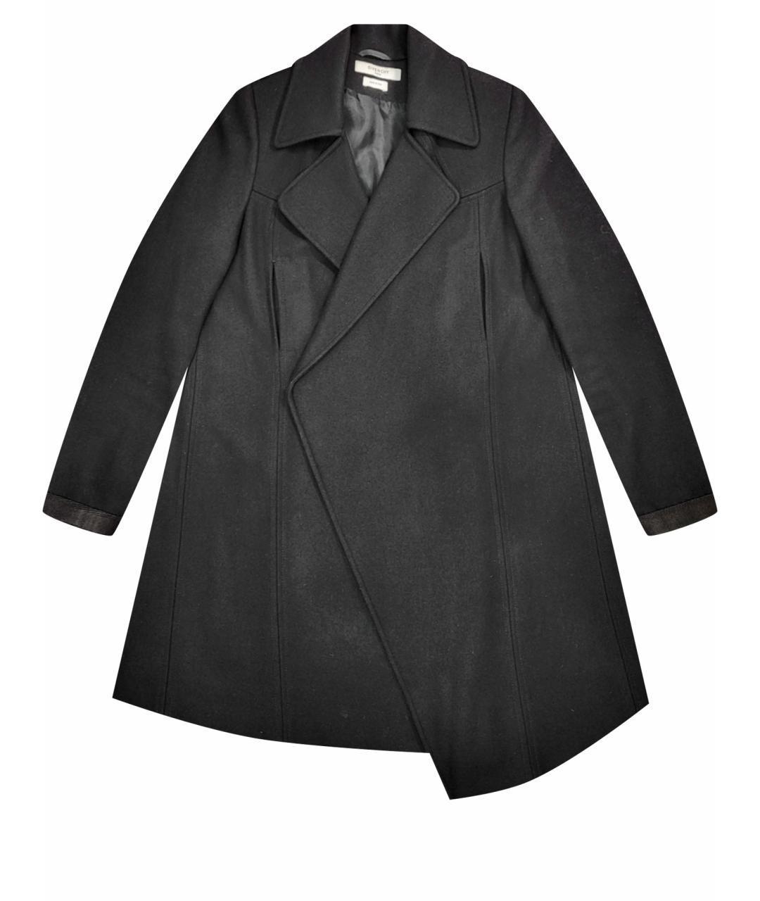 GIVENCHY Черное шерстяное пальто, фото 1