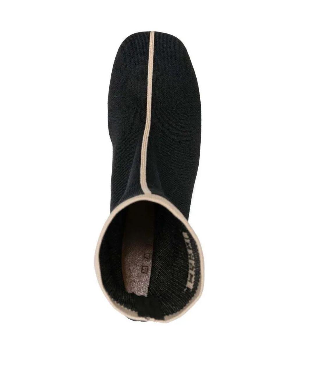 MARNI Черные текстильные ботинки, фото 3