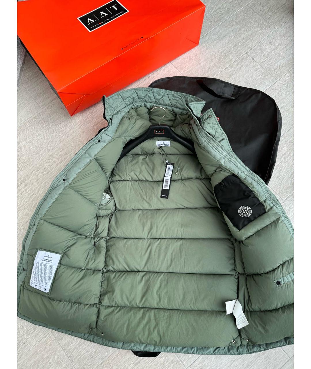 STONE ISLAND Зеленая парка для мужчин – купить в интернет магазине с ...