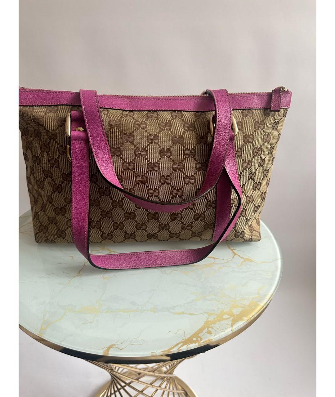 GUCCI Тканевая сумка тоут, фото 3