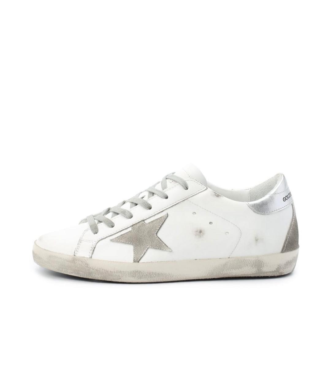GOLDEN GOOSE DELUXE BRAND Белые кожаные кеды, фото 8