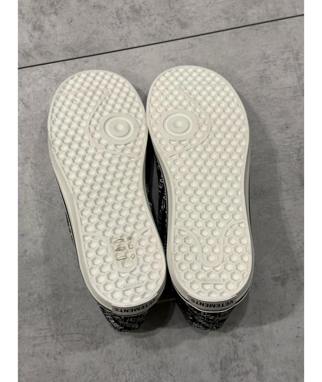 VETEMENTS Черные кеды, фото 6