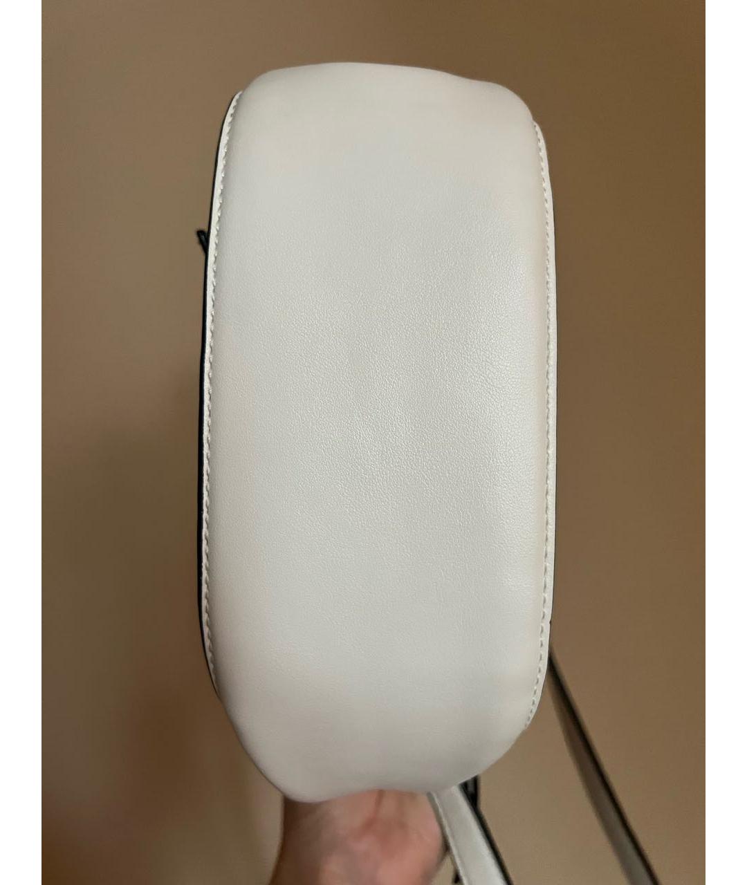 TOSCA BLU Белая сумка через плечо из искусственной кожи, фото 6