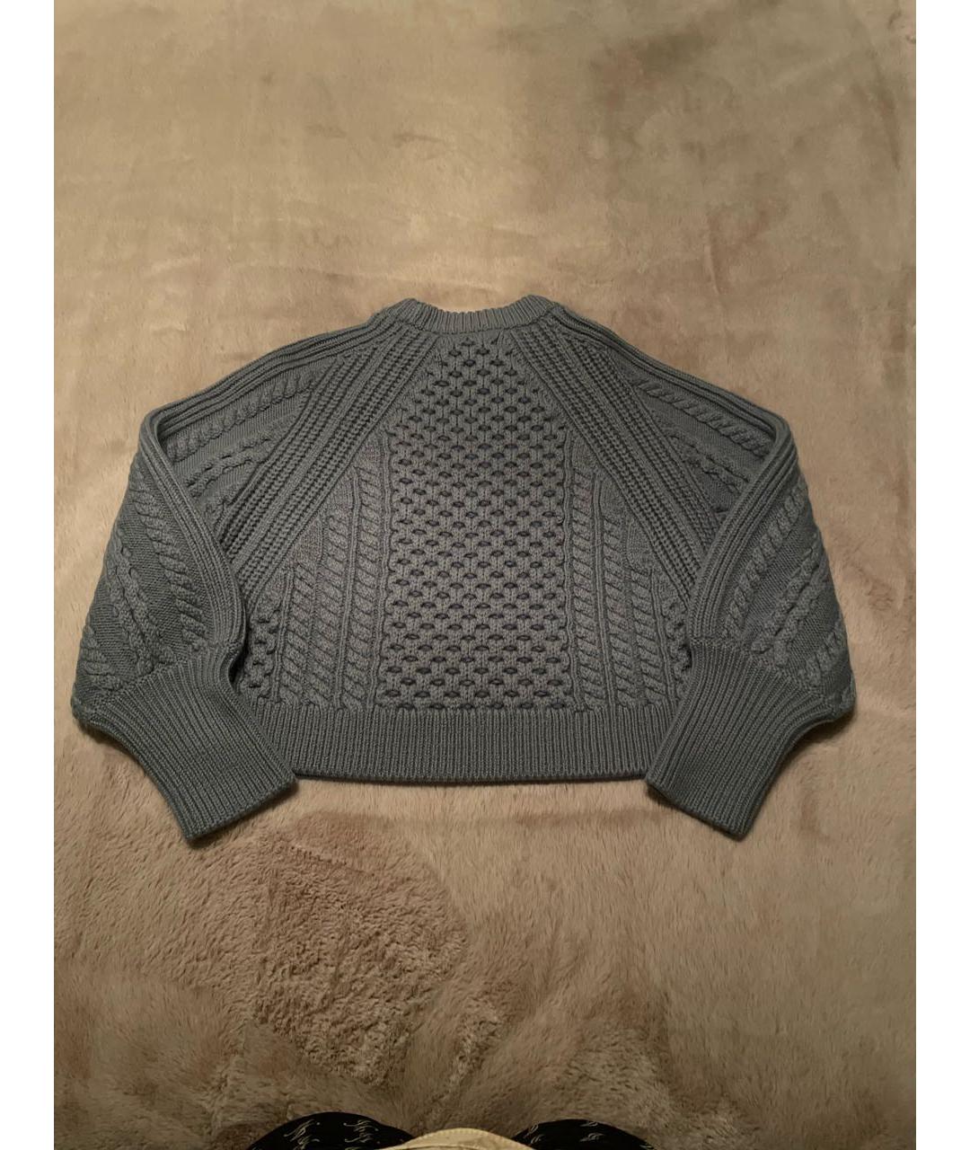 LOUIS VUITTON PRE-OWNED Голубой шерстяной джемпер / свитер, фото 2