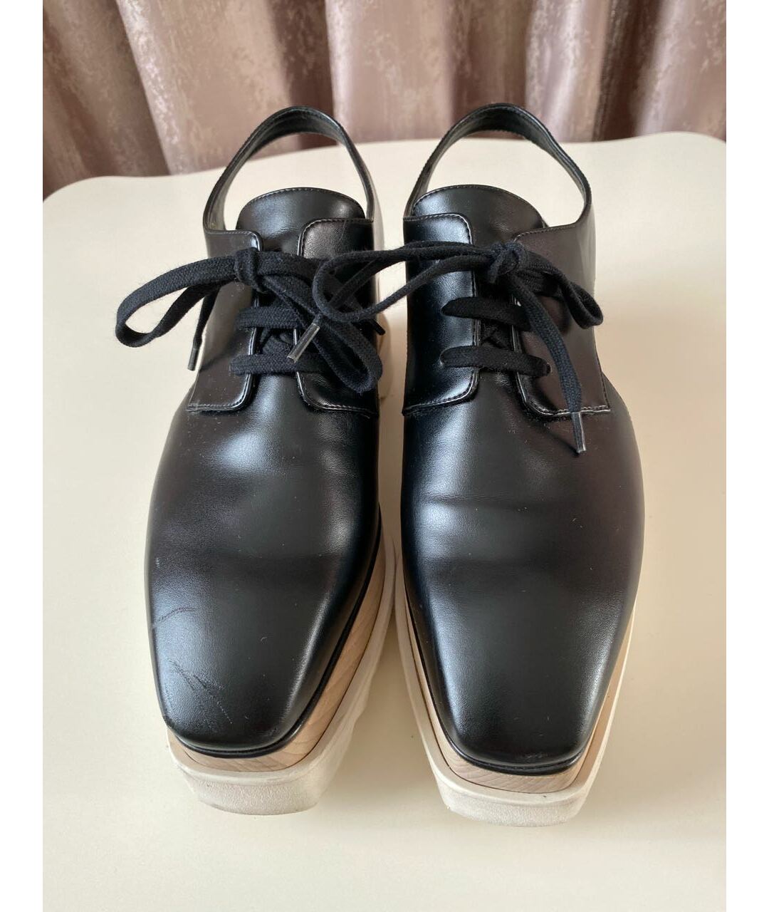 STELLA MCCARTNEY Черные кожаные ботинки, фото 2