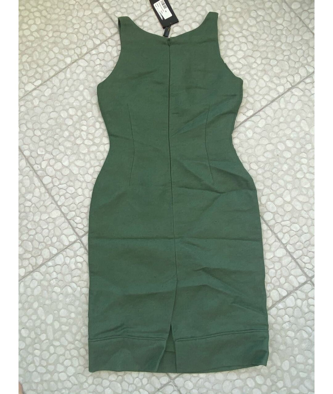 FENDI Зеленые коктейльное платье, фото 3