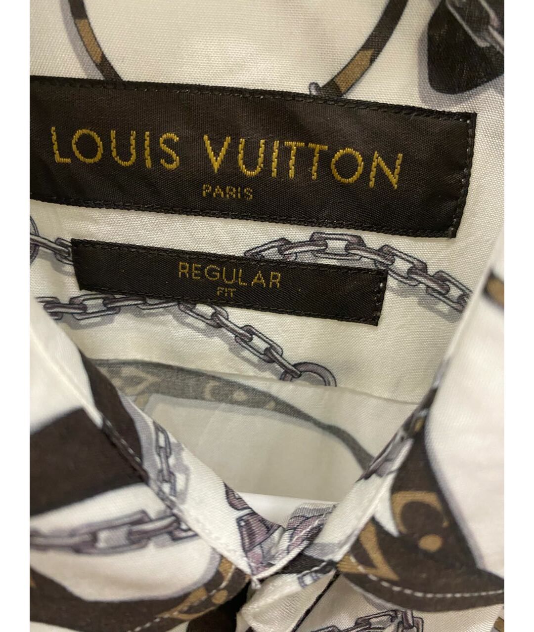 LOUIS VUITTON PRE-OWNED Шелковая кэжуал рубашка, фото 7