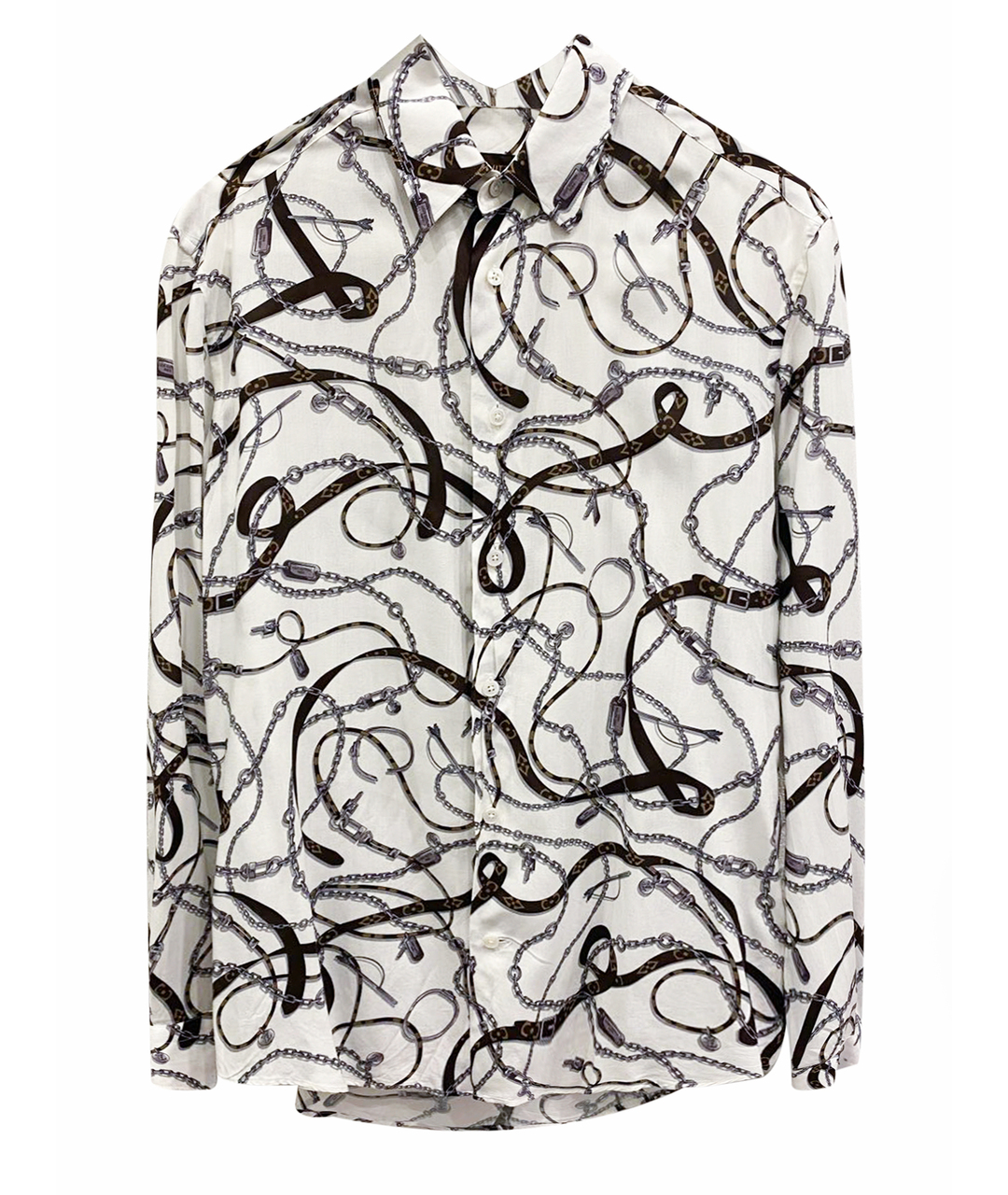 LOUIS VUITTON PRE-OWNED Шелковая кэжуал рубашка, фото 1