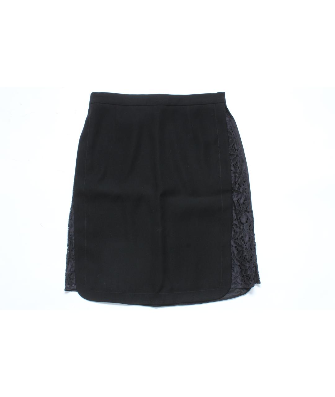 PINKO Черная полиэстеровая юбка миди, фото 2