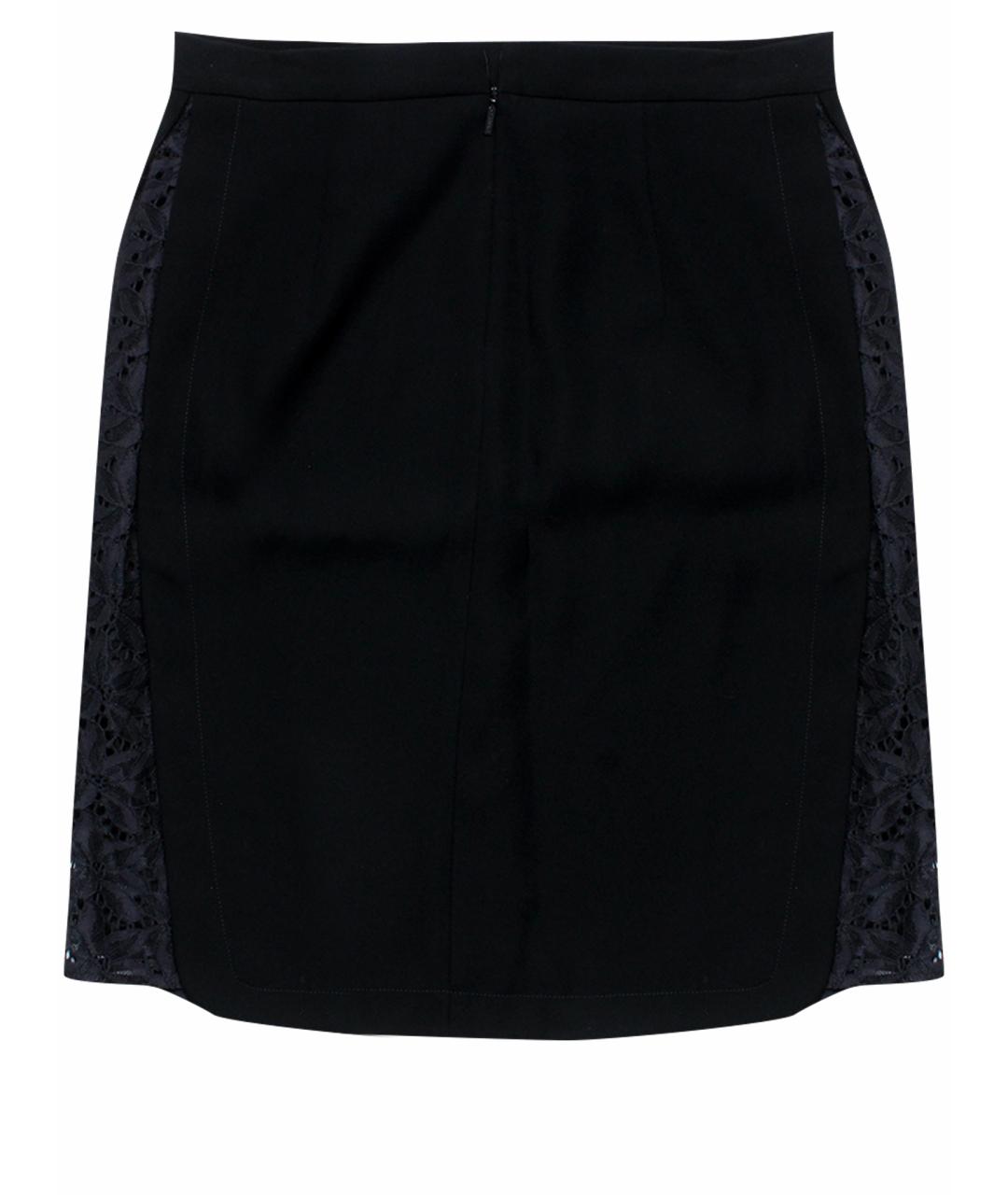 PINKO Черная полиэстеровая юбка миди, фото 1