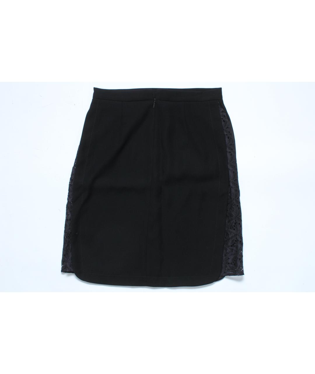 PINKO Черная полиэстеровая юбка миди, фото 9