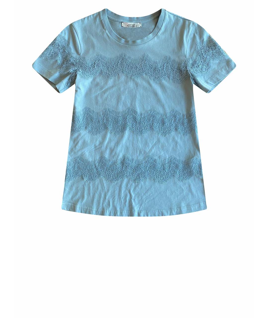 DOROTHEE SCHUMACHER Голубая хлопковая футболка, фото 1