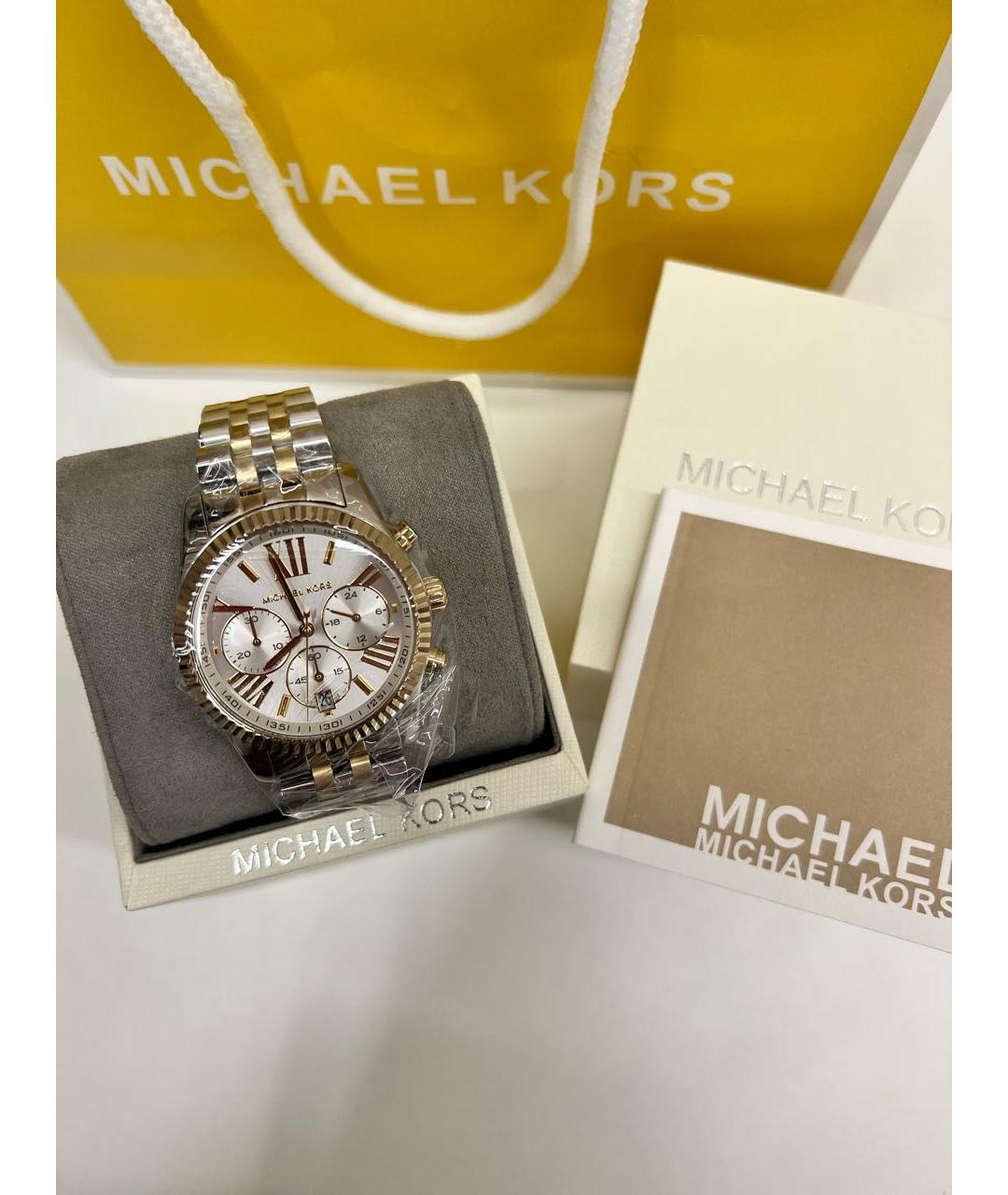 MICHAEL KORS Серебряные серебряные часы, фото 7