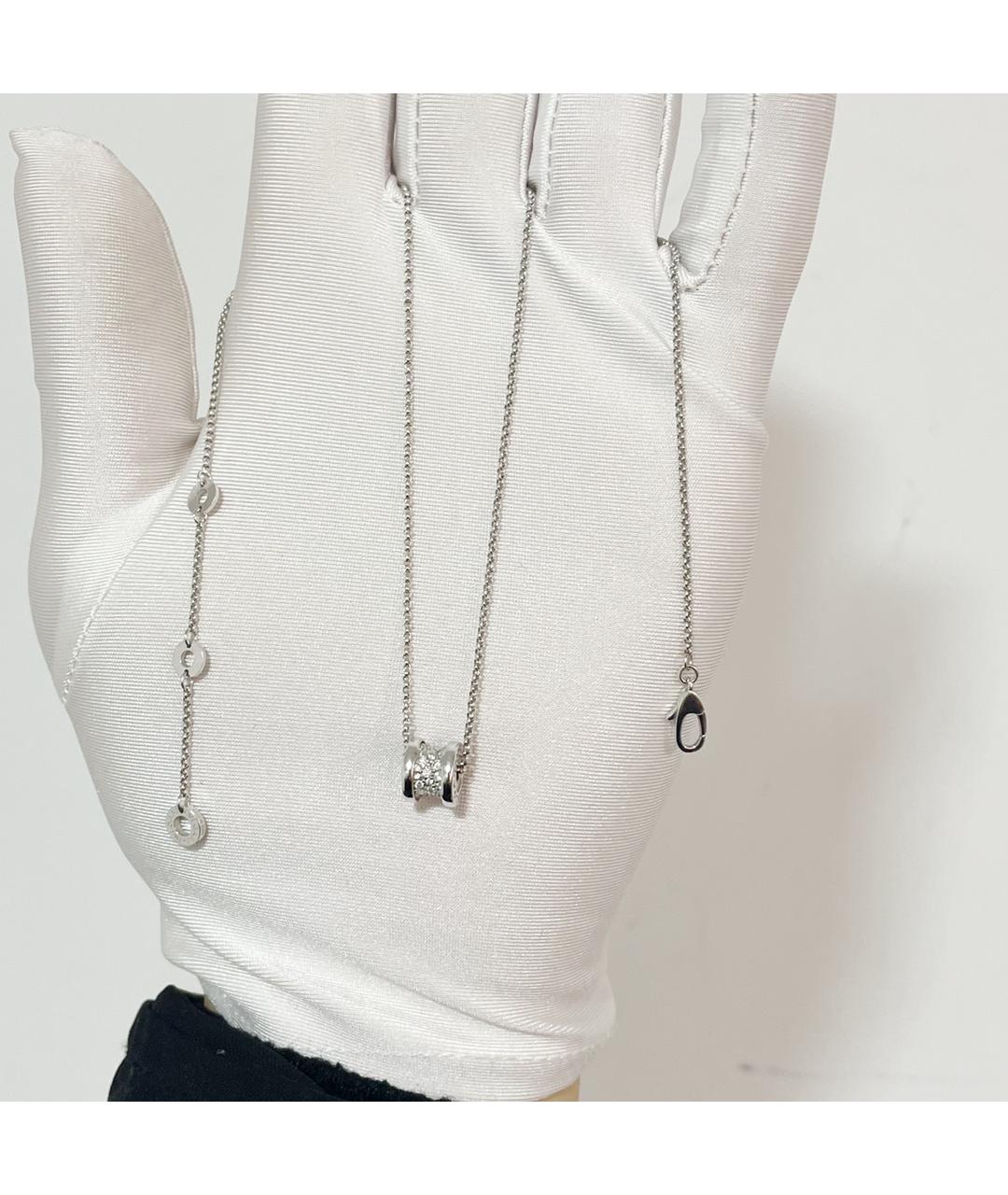BVLGARI Серебряное колье из белого золота, фото 2