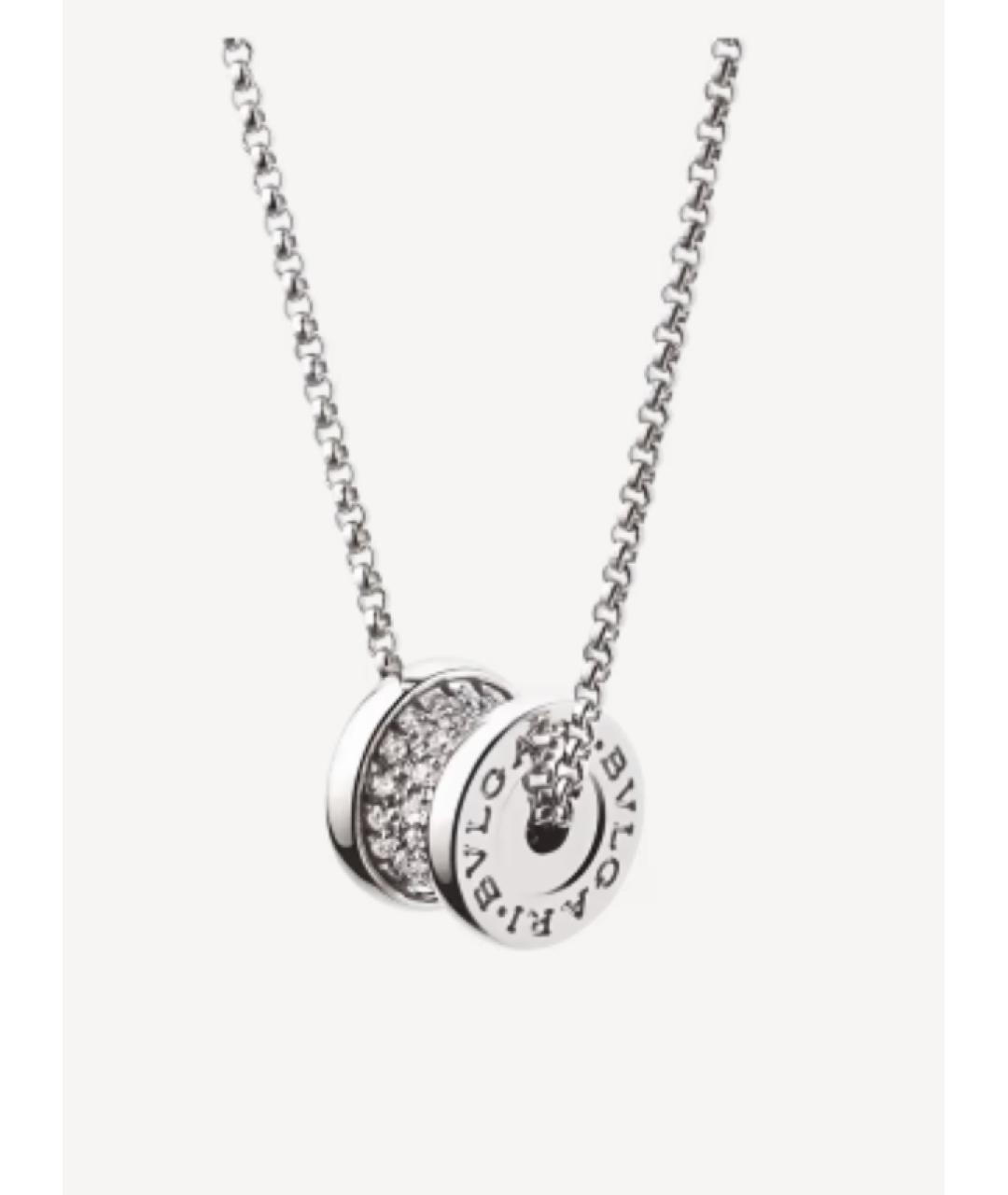 BVLGARI Серебряное колье из белого золота, фото 9
