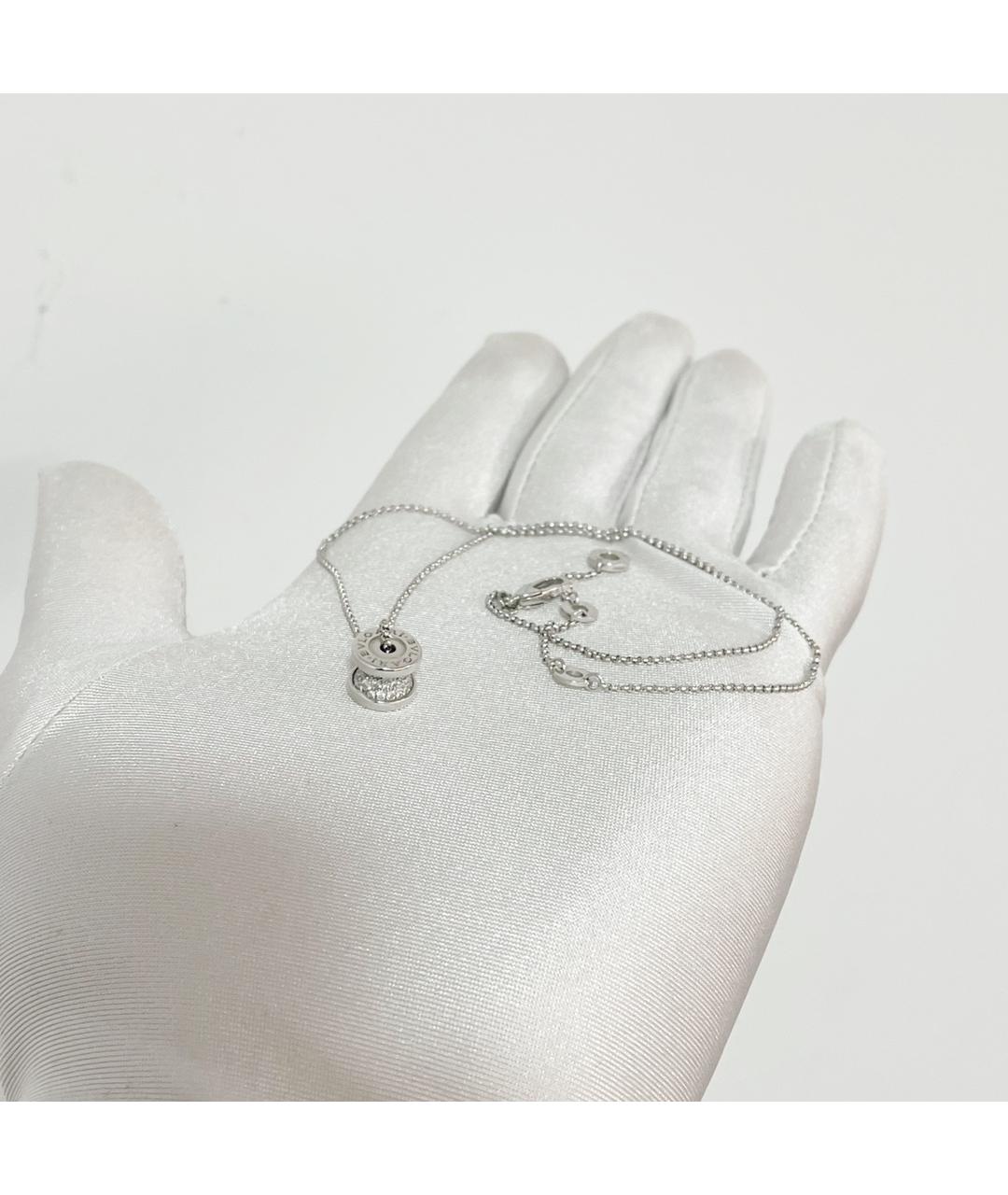 BVLGARI Серебряное колье из белого золота, фото 8