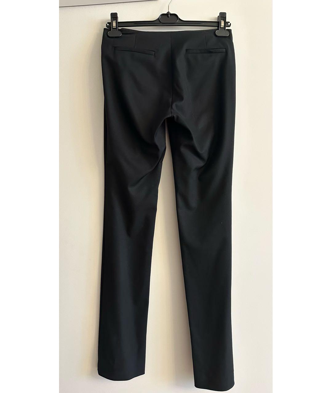 GUCCI Черные полиамидовые прямые брюки, фото 2