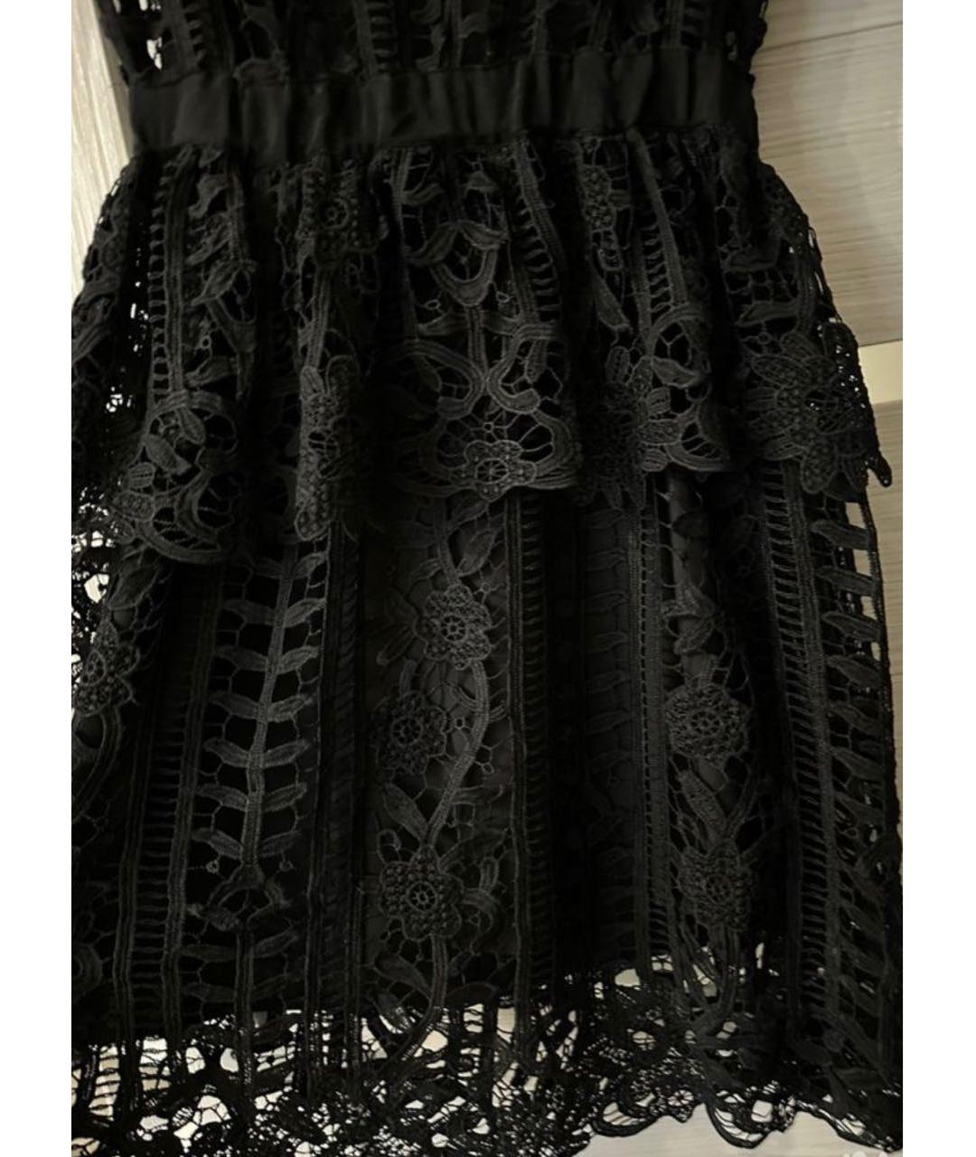 BLUMARINE Черное кружевное коктейльное платье, фото 4