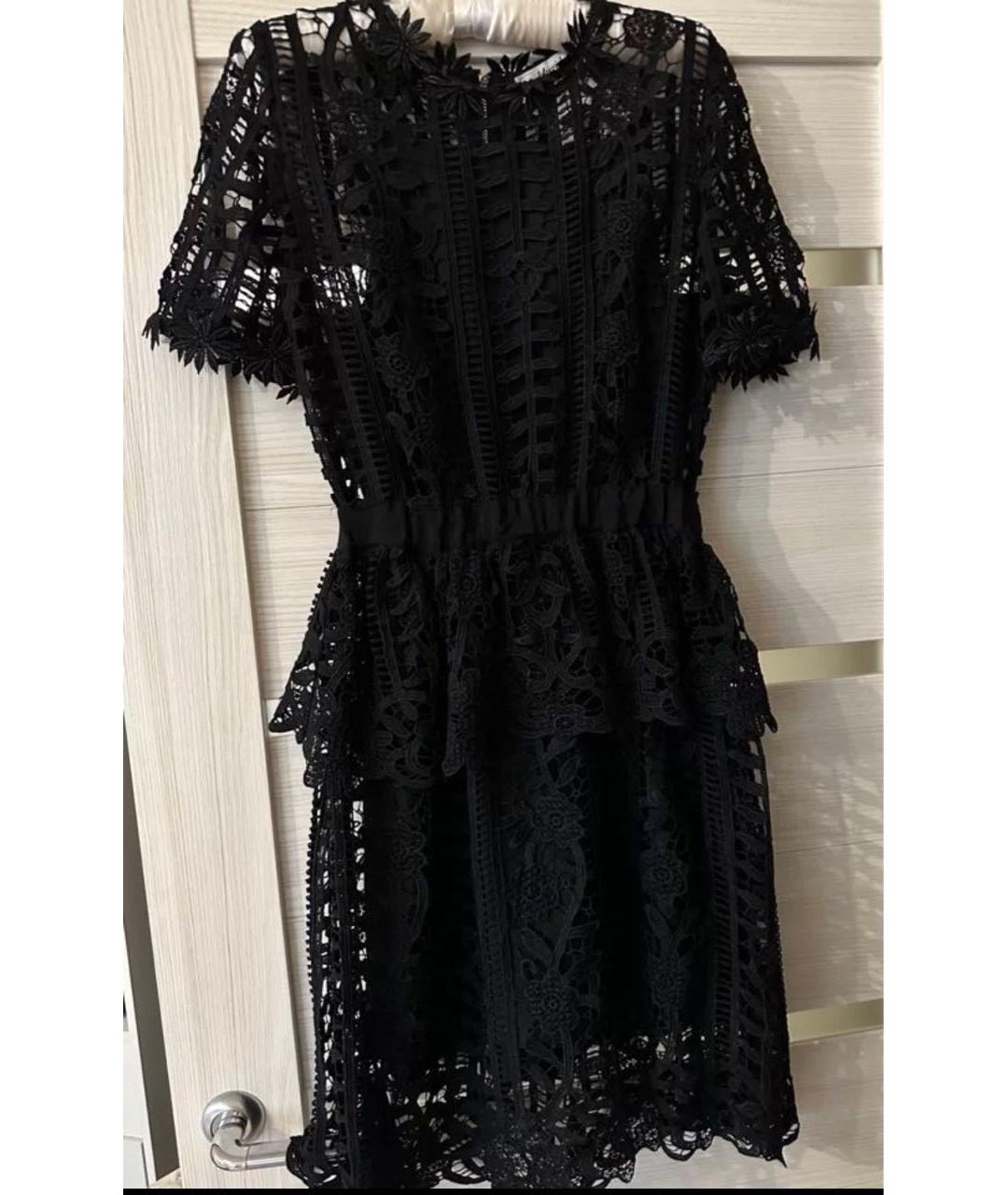 BLUMARINE Черное кружевное коктейльное платье, фото 6