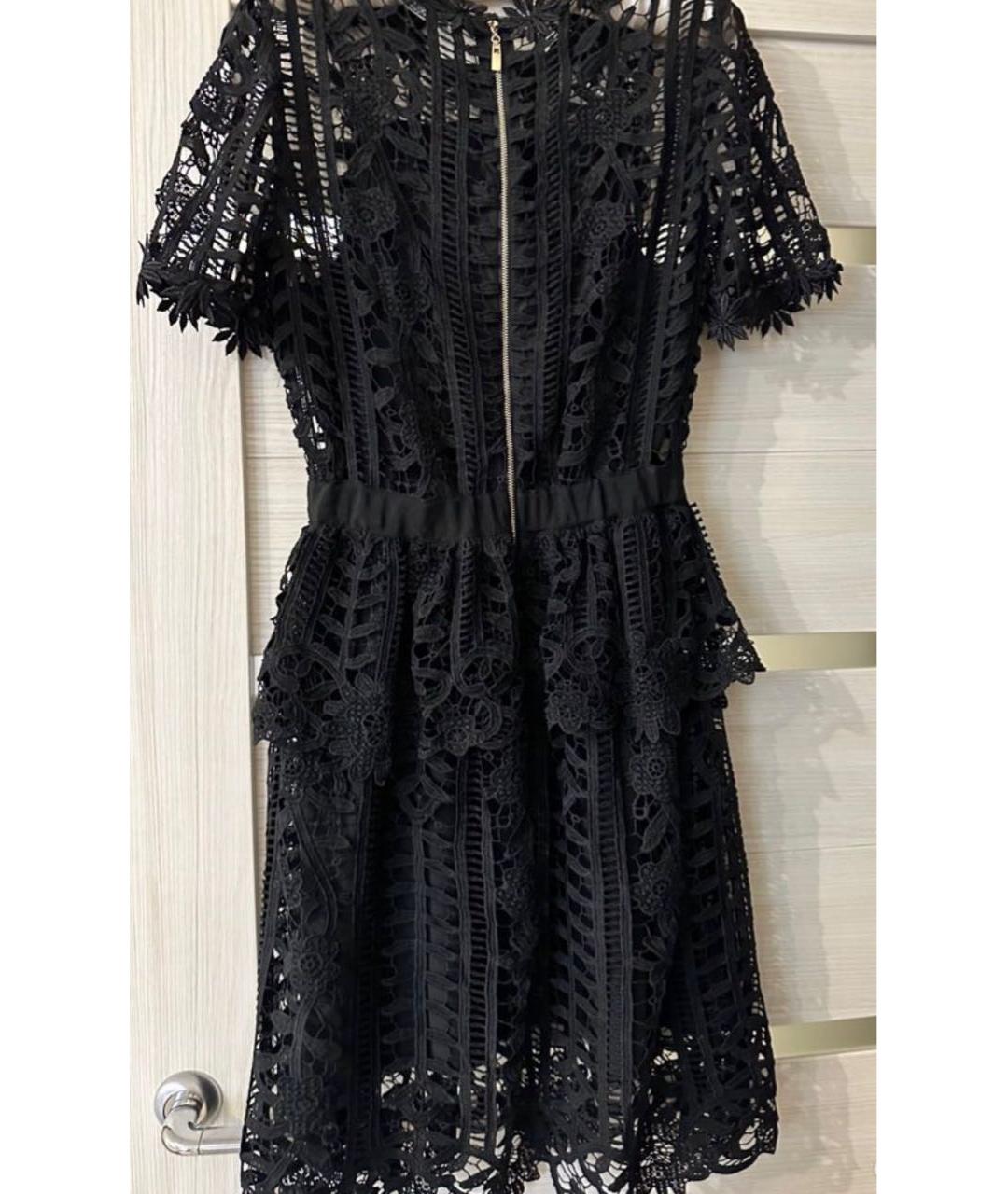 BLUMARINE Черное кружевное коктейльное платье, фото 2