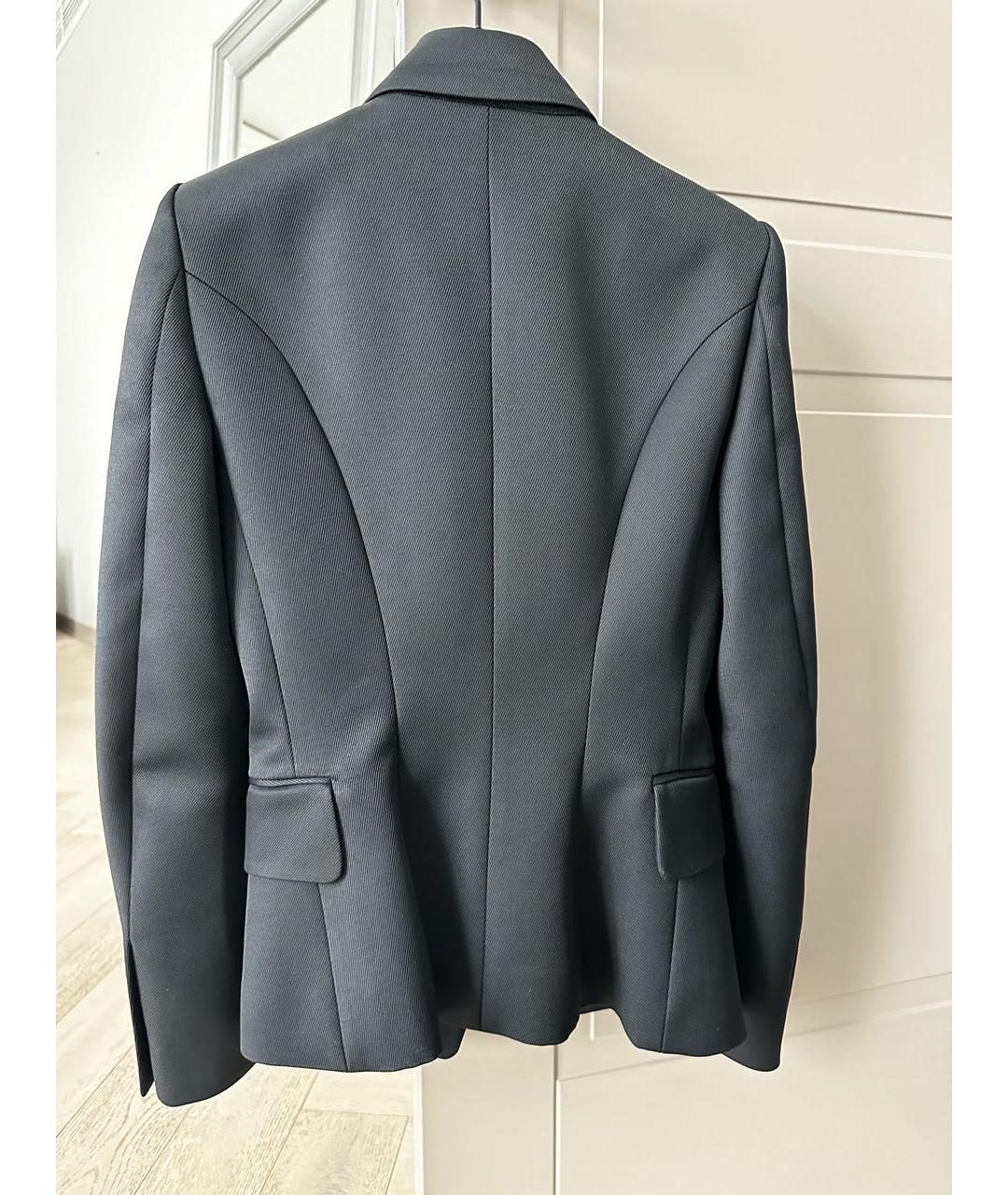 BALMAIN Черный шерстяной жакет/пиджак, фото 7