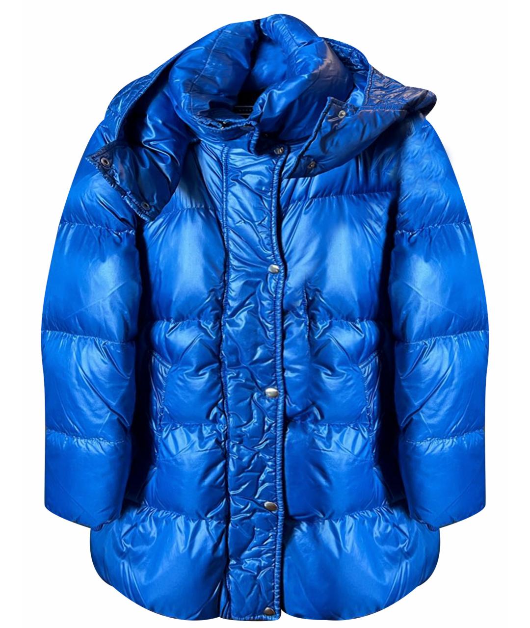SPORTMAX Синяя полиамидовая куртка, фото 1