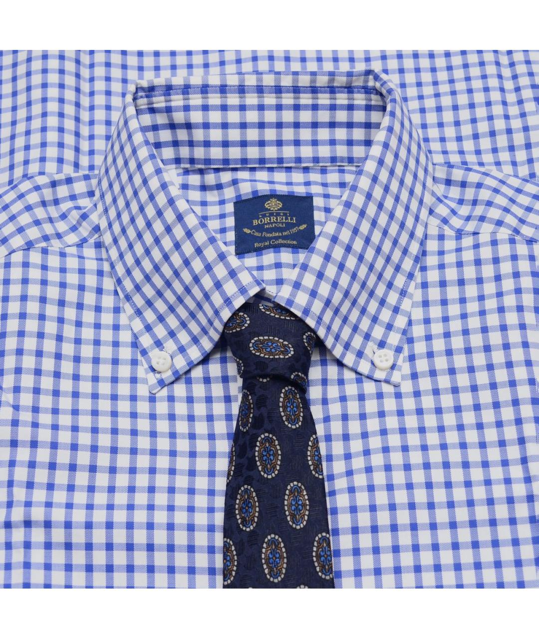 LANCEL Темно-синий шелковый галстук, фото 3