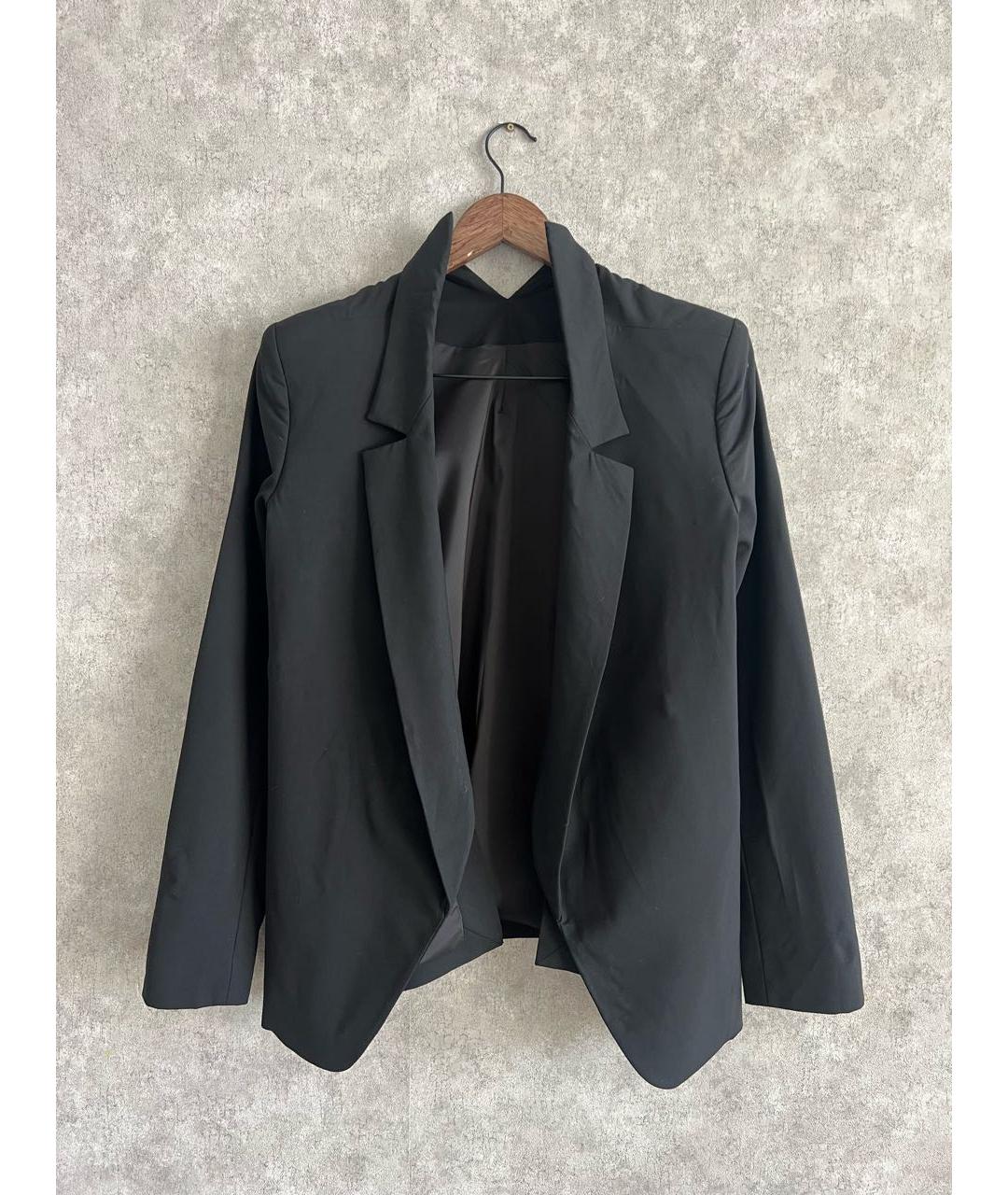 OLIVIER THEYSKENS Черный шерстяной жакет/пиджак, фото 9