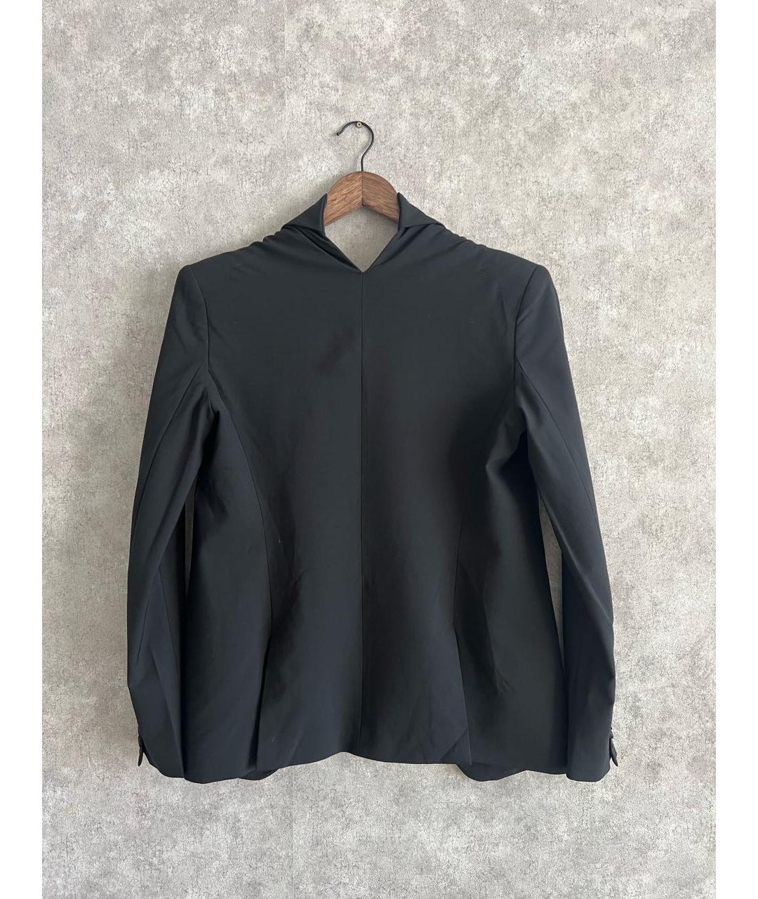 OLIVIER THEYSKENS Черный шерстяной жакет/пиджак, фото 2