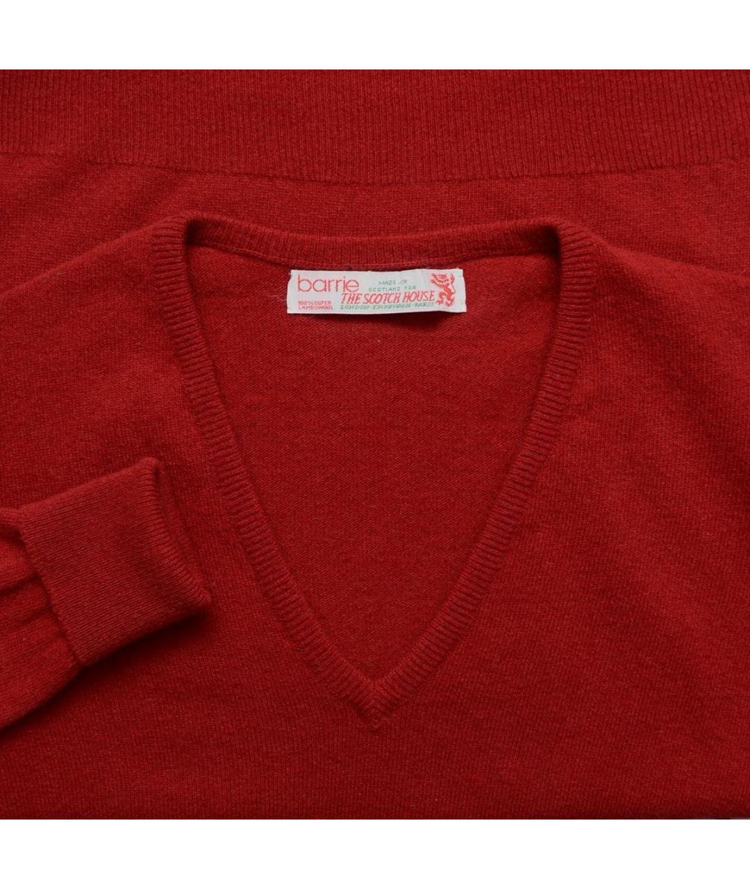 BARRIE Бордовый шерстяной джемпер / свитер, фото 3