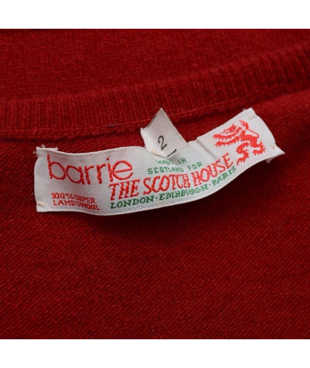 BARRIE Бордовый шерстяной джемпер / свитер, фото 4