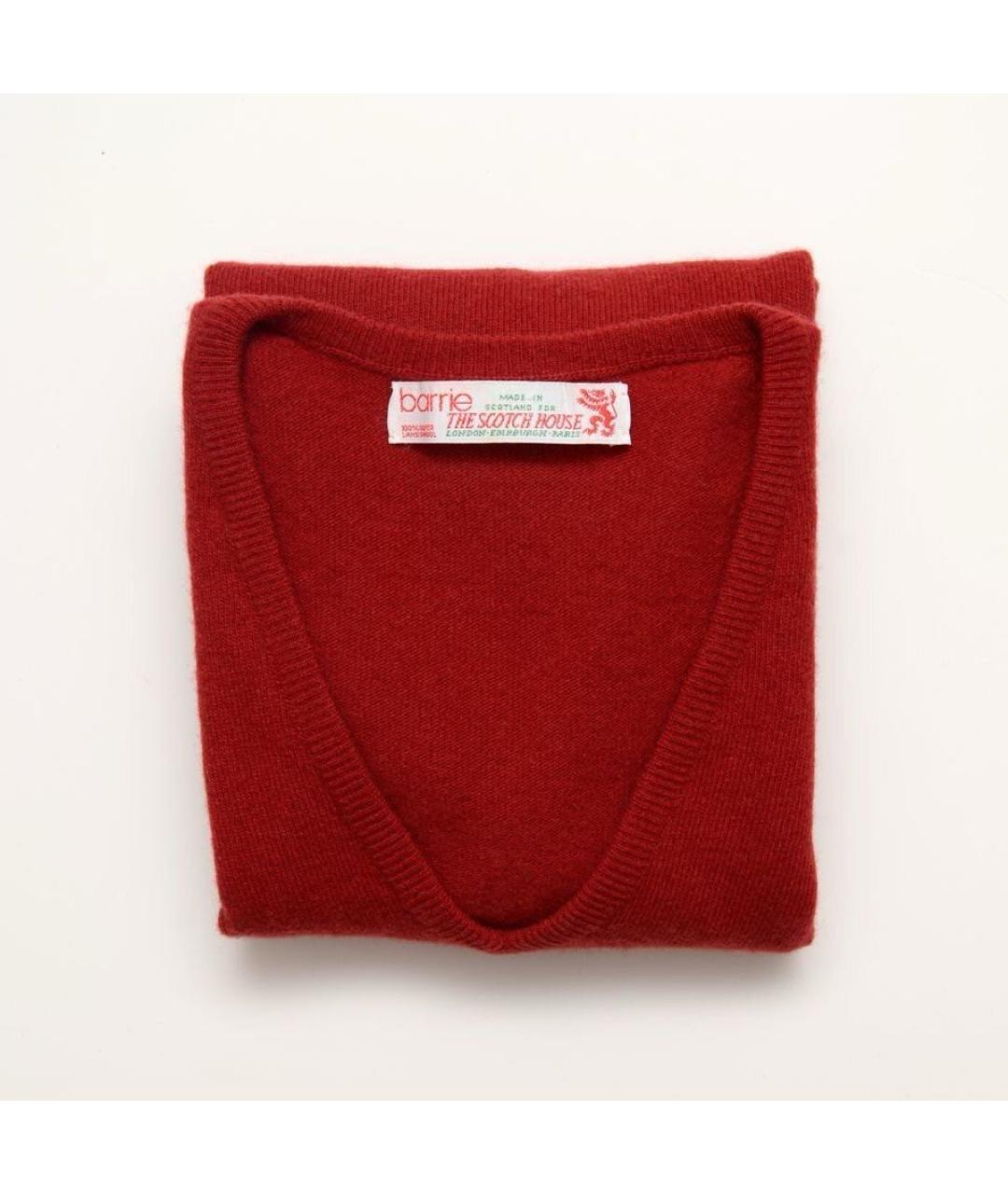 BARRIE Бордовый шерстяной джемпер / свитер, фото 6
