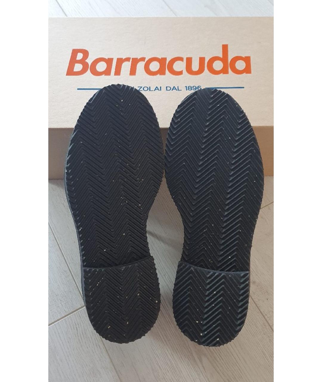 BARRACUDA Черные кожаные ботинки, фото 5