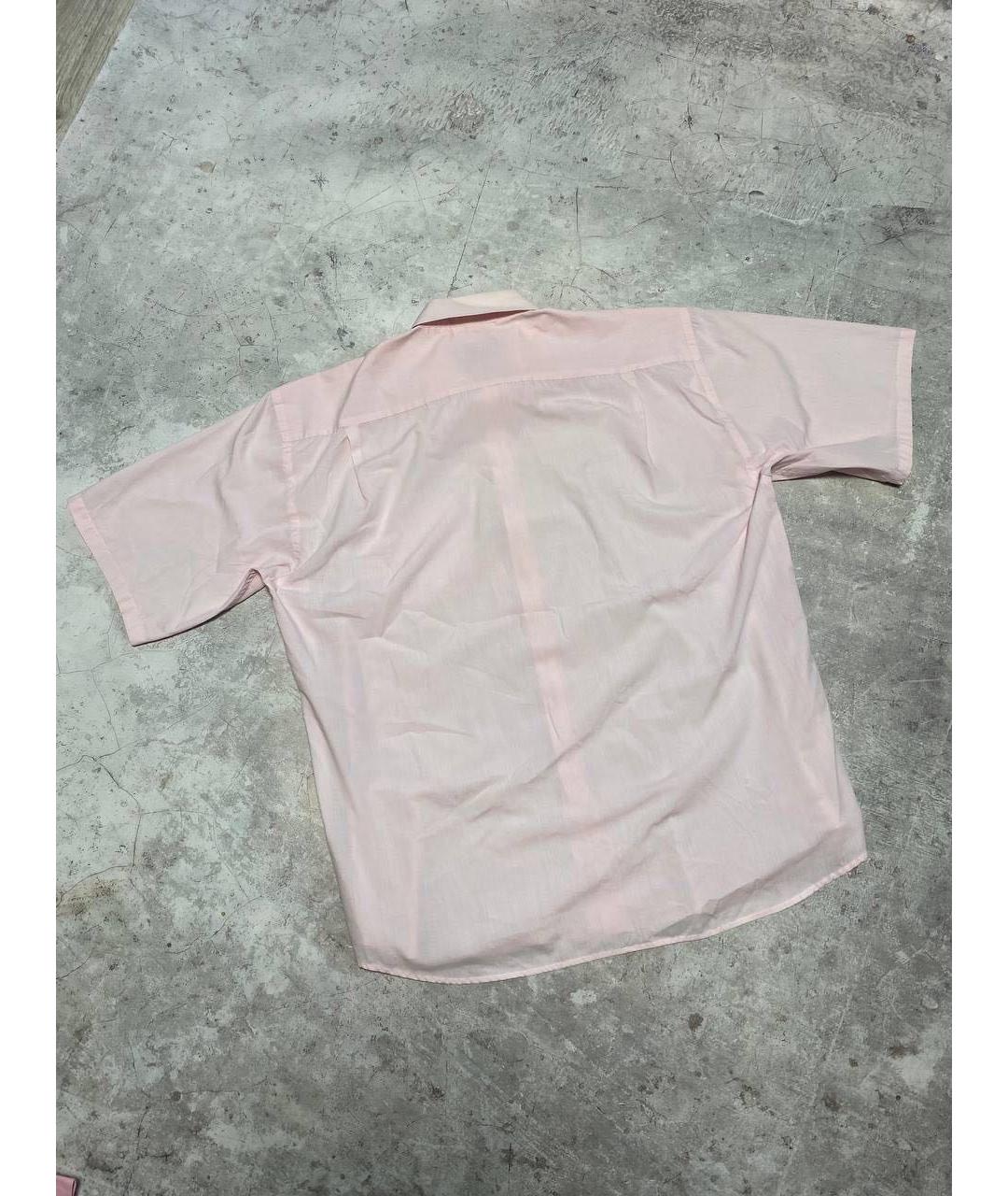 CHRISTIAN DIOR Коралловая хлопко-полиэстеровая классическая рубашка, фото 2