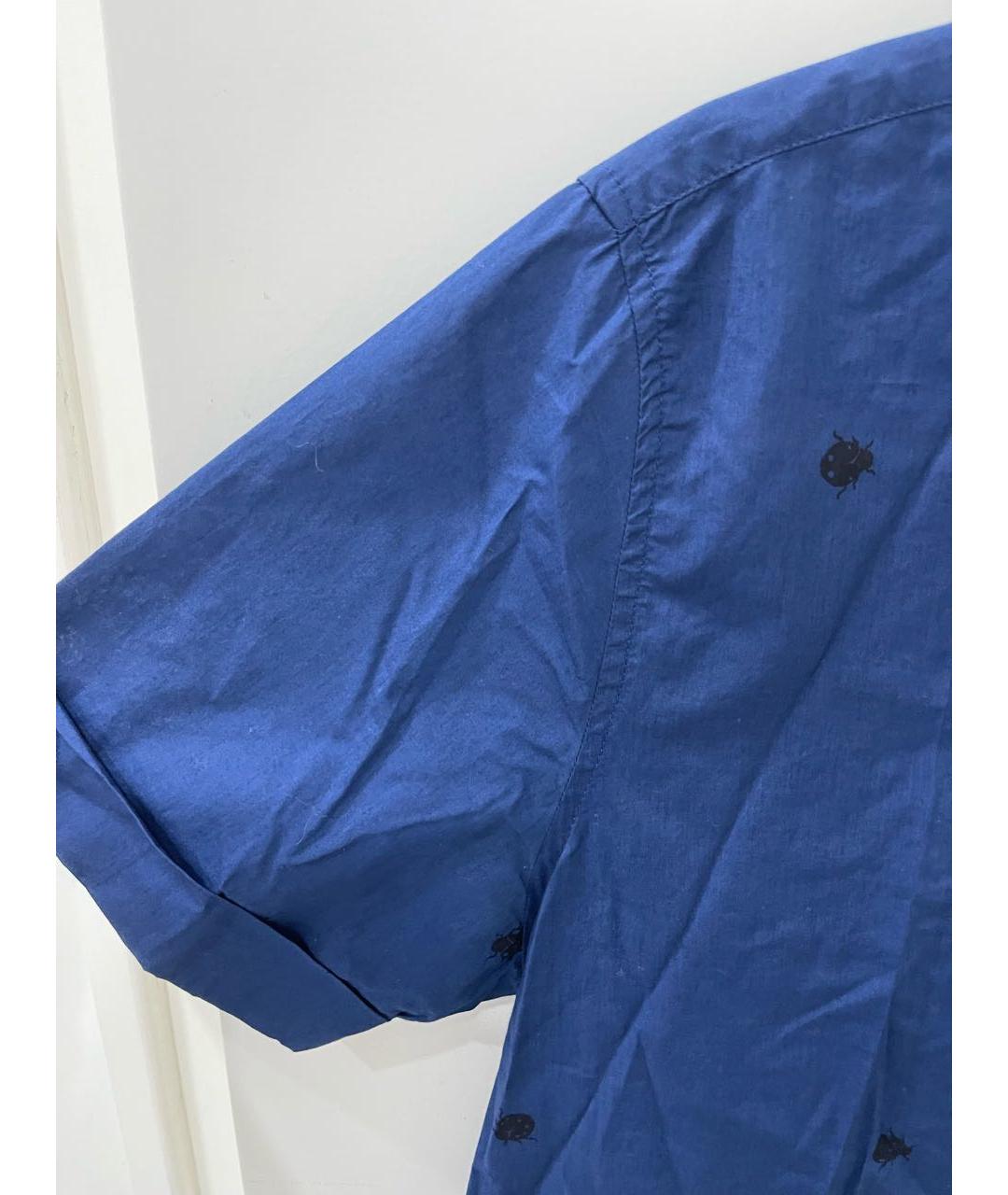 MARC BY MARC JACOBS Темно-синяя хлопковая кэжуал рубашка, фото 4