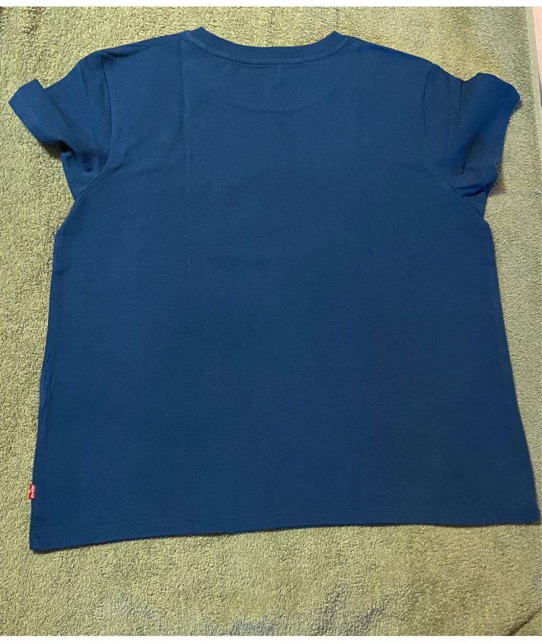 LEVI'S Синяя хлопковая футболка, фото 2