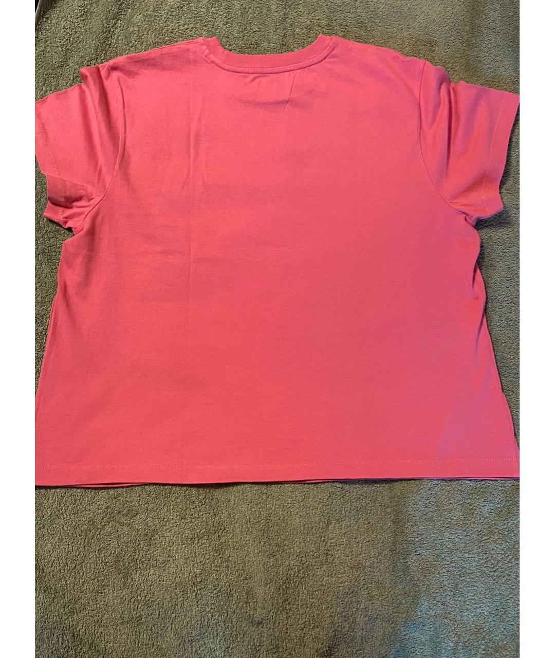 LEVI'S Розовая хлопковая футболка, фото 2