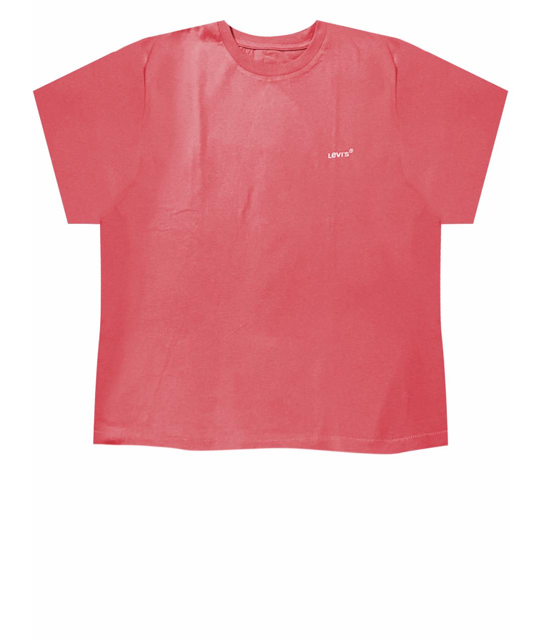 LEVI'S Розовая хлопковая футболка, фото 7