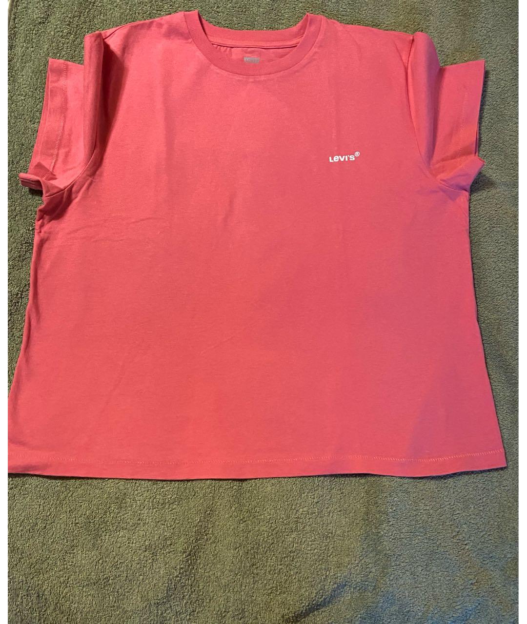 LEVI'S Розовая хлопковая футболка, фото 6