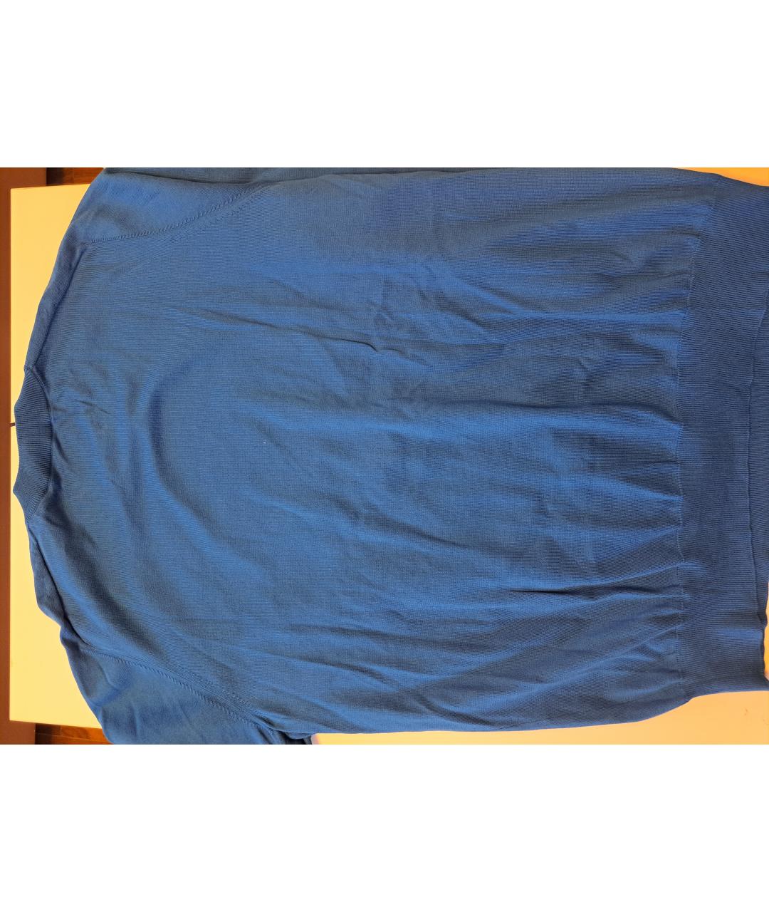 MOSCHINO Голубой полиамидовый джемпер / свитер, фото 2