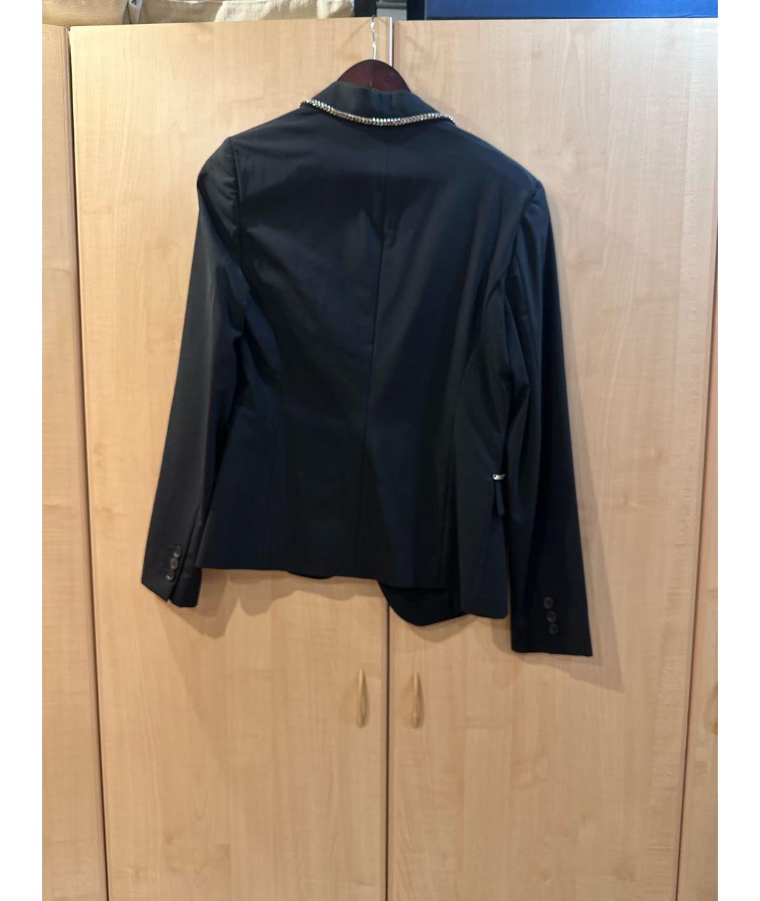 JOHN RICHMOND Черный шерстяной жакет/пиджак, фото 2