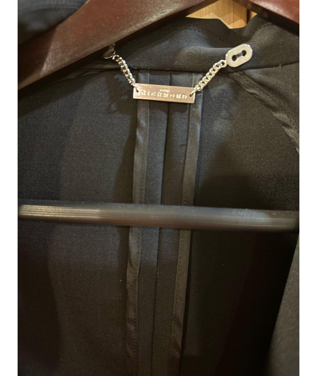 JOHN RICHMOND Черный шерстяной жакет/пиджак, фото 3