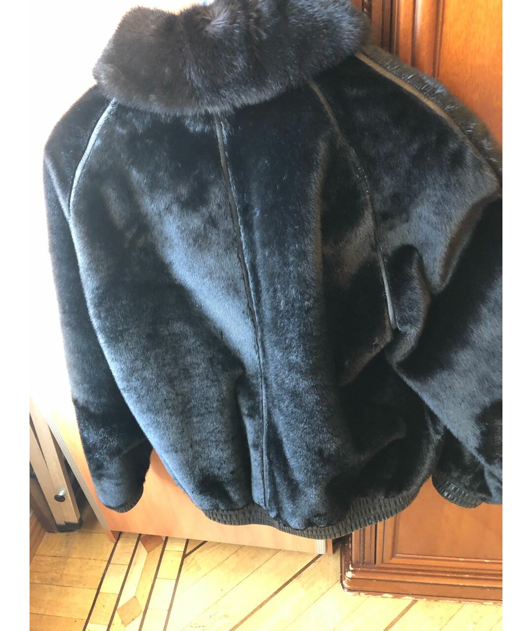 ZILLI Черная меховая куртка, фото 2