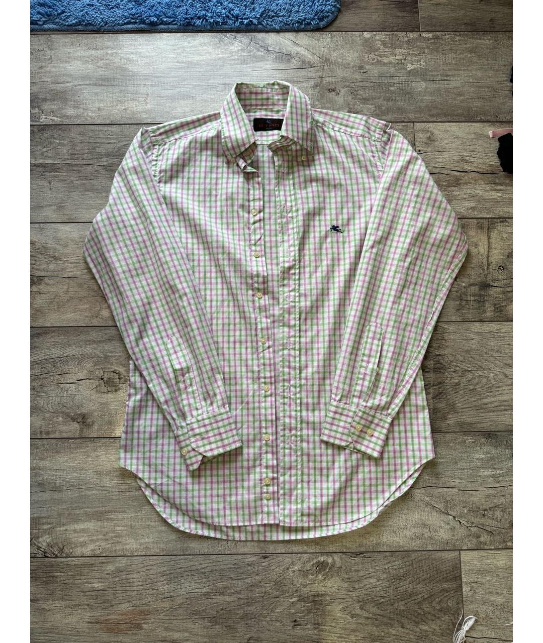 ETRO Мульти хлопковая кэжуал рубашка, фото 9
