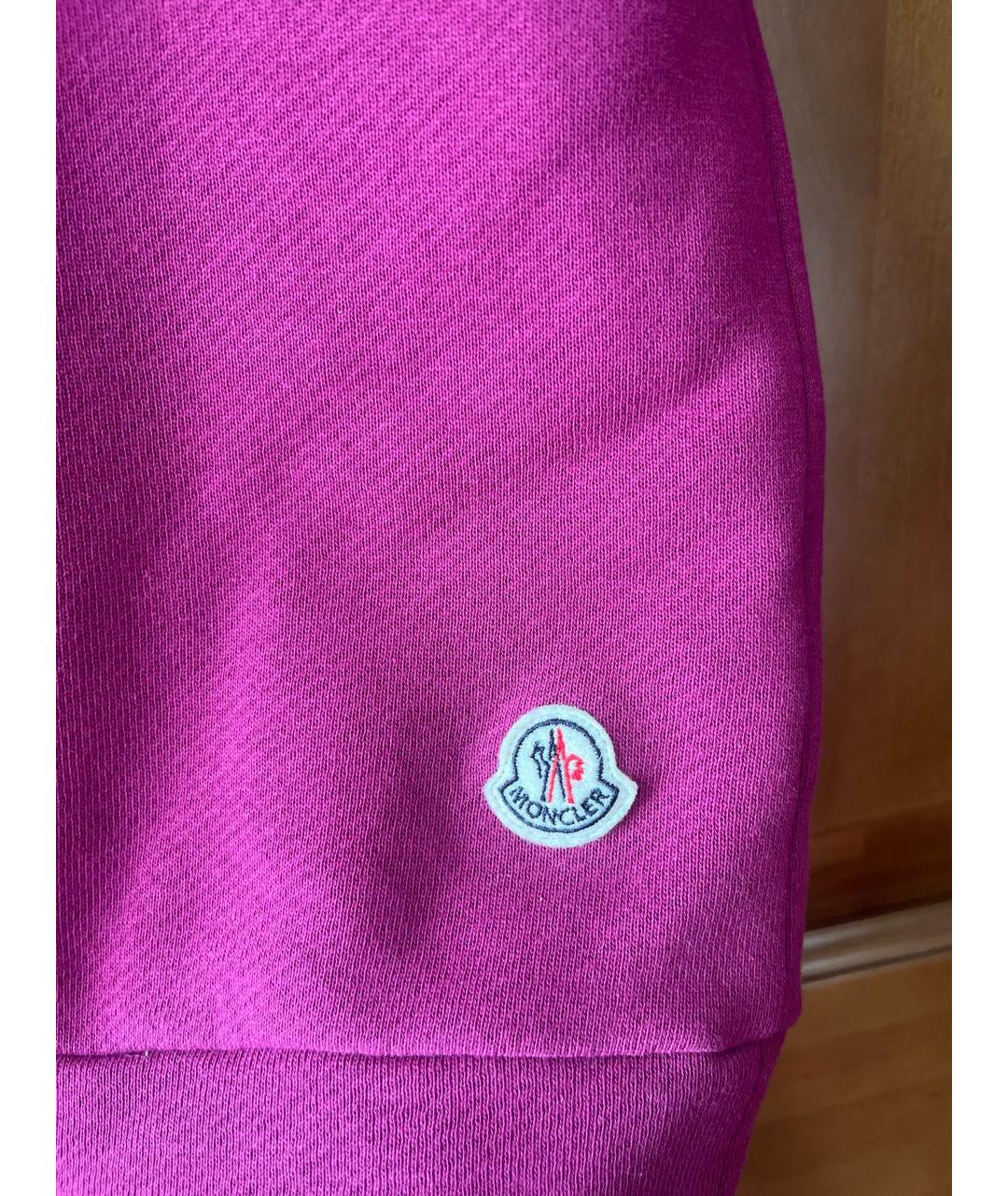 MONCLER Розовый хлопковый спортивные костюмы, фото 3