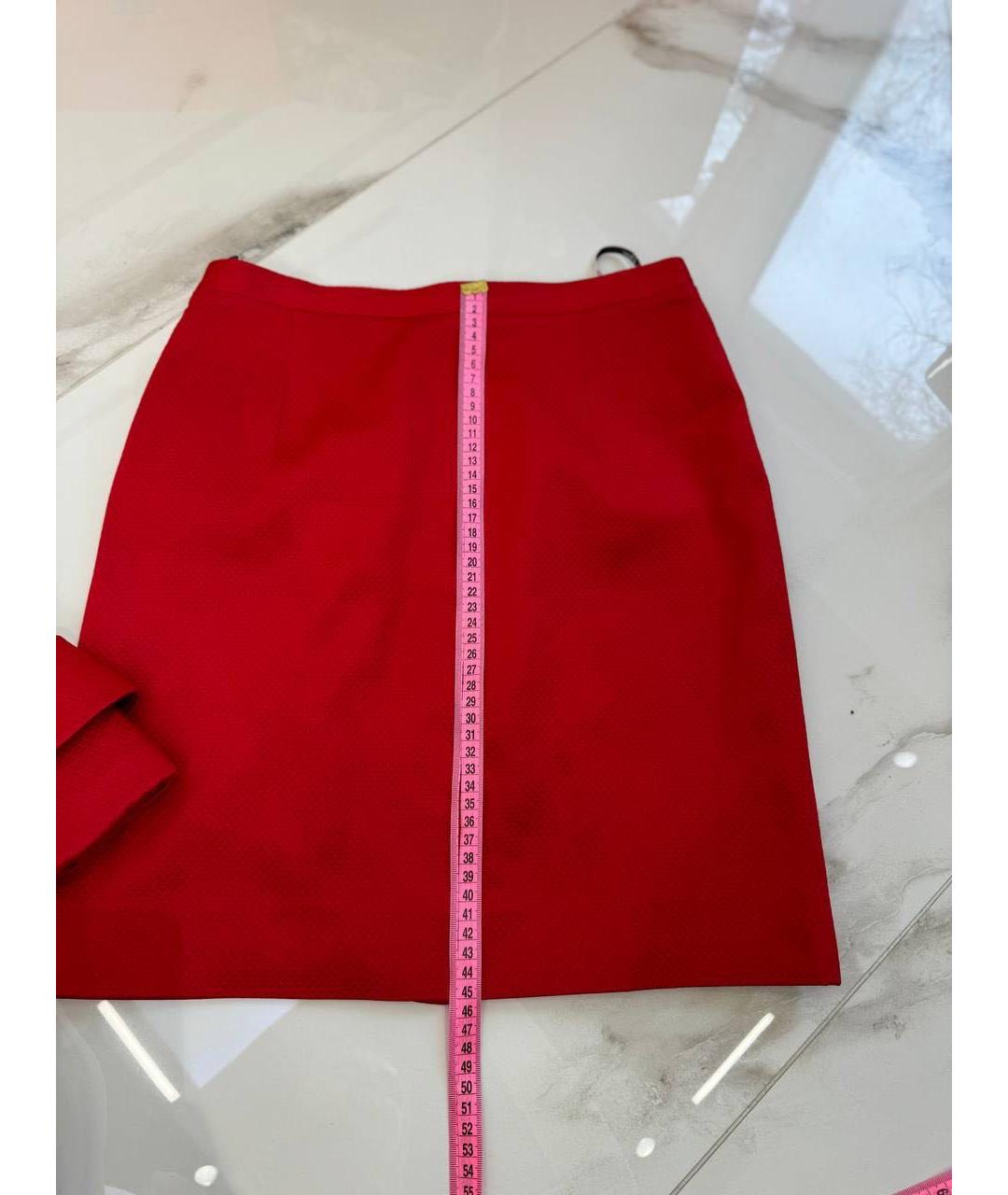 CHRISTIAN DIOR PRE-OWNED Красный костюм с юбками, фото 2