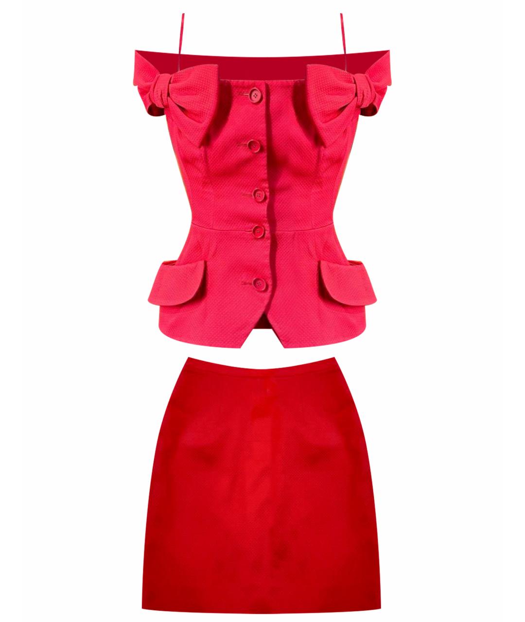 CHRISTIAN DIOR PRE-OWNED Красный костюм с юбками, фото 1